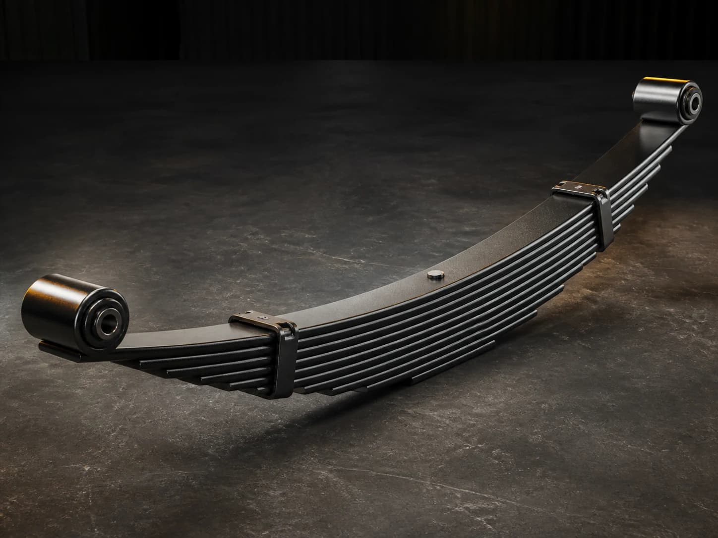 Heavy-duty multi-leaf truck spring assembly
